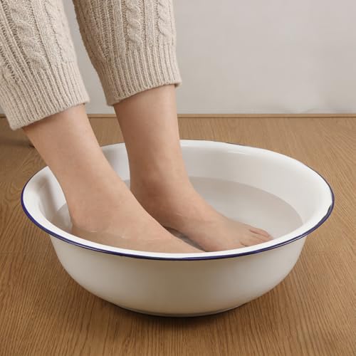 Tina de baño esmaltada para pies, 2 piezas, 32/34 cm miniatura 4