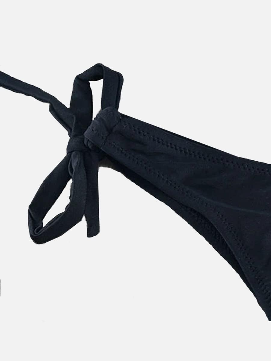 YELAIVP Women's Bikini Bottom Tie Side Swimsuit Bottom Cheeky Butt Ruched Bathing Suit Bottoms - Image 6