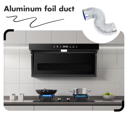 Tuyau d'échappement flexible en aluminium résistant pour extraction