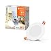 Produktbild LEDVANCE SUN@HOME LED Einbaustrahler weiß, versenkbare Vollspektrum LED Lampe, CRI 95, Sonnenlicht bis Kamin (2200-5000k), 8W, 700 Lm, 120 Durchmesser, SUN@HOME Wandleuchte Downlight Slim 120 mm