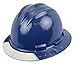 Bullard AVNBRC Above View Hard Hat, Navy Blue, Cotton Brow Pad, Ratchet Suspension, Clear Visor, One Size