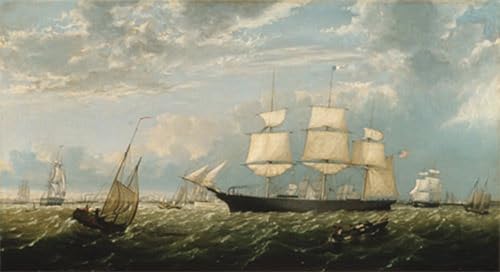 Tableau le Golden State New York par Fitz Hugh Lane image sur toile pour salon en 60x90 cm