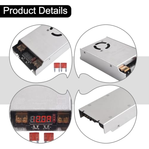 Controlador de boost solar MPPT 450W, elevador de voltaje de paneles solares a 12V-50V 5