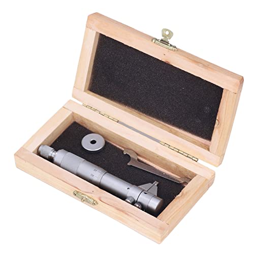 XHTLLO Alloy Steel Inside Diameter Micrometer, Spiral Inner Industrial Measuring Tool 5?30mm, Cylindrical Design for Better Operation