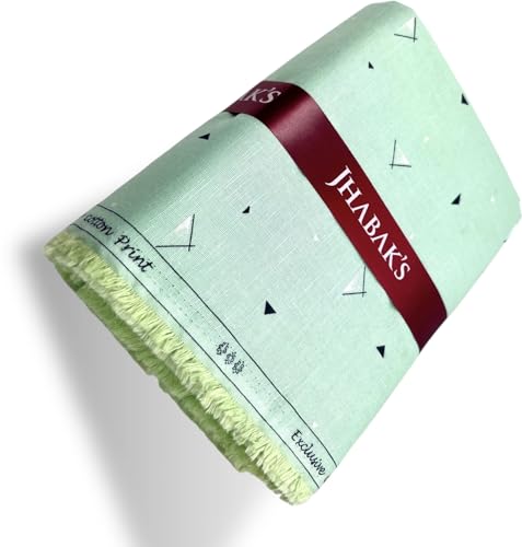 Image of JHABAK'S Unstitched 100% Pure Cotton Shirt Fabric for Men - Shirt Fabric & Kurta Material