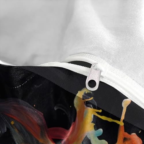 VerimP Graffiti Ghost Capa de edredom colorida impressa em 3D, conjunto de cama para crianças e adul