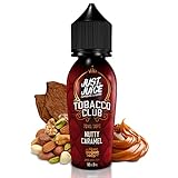 Just Juice Superior E-Liquids Vape Liquid, 50ml 0mg Shortfill Eliquid, 70/30 Vape Juice in 60ml Bottle, Nutty Tobacco, Red