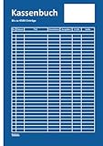 Kassenbuch mit Umsatzsteuer DIN A4: für Einzelhändler, Gastronomen und Landwirte (für bis zu 4500 Einträge auf 150 Seiten): Cover Farbe: blau/weiß