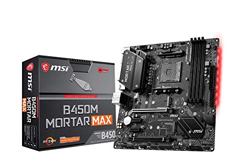 Amazon | MSI B450M MORTAR MAX M-ATX マザーボード [AMD B450チップ