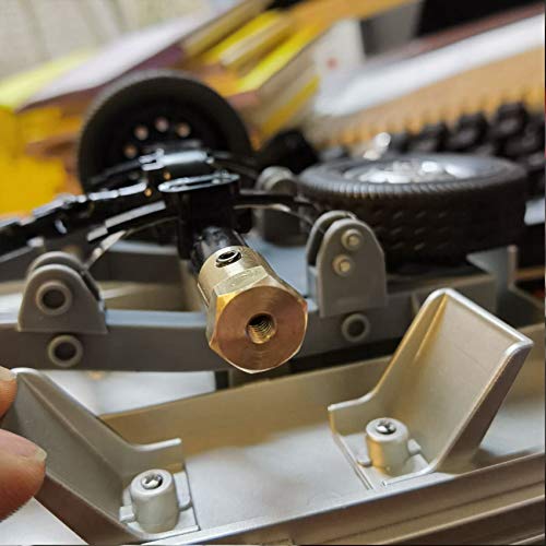 Adaptateur Hexagonal Laiton pour Roue Voiture RC Sorties Extérieures