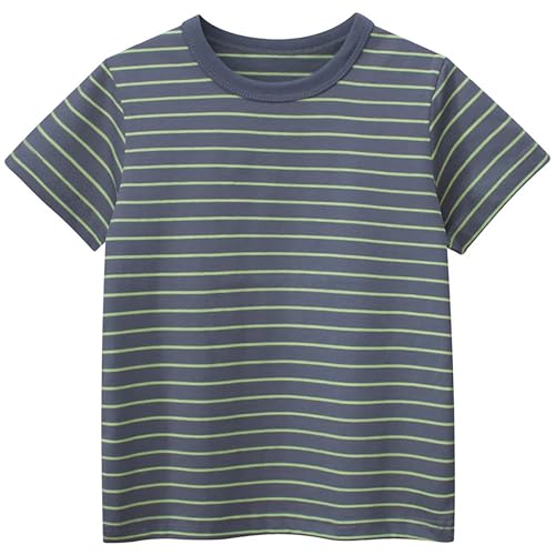 Image of AIWUHE Toddler T Shirts Cotton Summer Tshirts Boys Girls Short Sleeve Tee Tops Casual Graphic Clothes Crew Neck Shirts 2-6Y