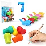 鉛筆もちかた 矯正 はじめてセット Firesara 鉛筆グリップ 鉛筆セット 面白い勉強セット 握り方矯正 正しい持ち方 右手 【11個】