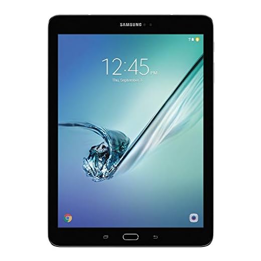 Samsung Galaxy Tab S2 T813 9.7in 32GB Wi-Fi Black With Pouch (Renewed)