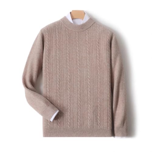 Men's Autumn and Winter Round Neck Pullover Thickened Sweater Men3