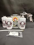 Black FF Lanolin Undercoating Fluid Gallon, Semi Pro Undercoating Gun, 1 Wand, 3 W Qt. Bottles, and 50 Rust Plugs