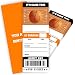heiyihe Birthday Invitations for Boys, Basketball Birthday Party Decorations, Sports Birthday Invite with Envelopes for Boys Girls, Party Favor Supplies (3×8 inch)-A04