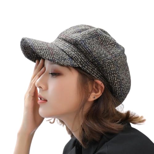 Casquette peintre visière voyage marron au design vintage soigné