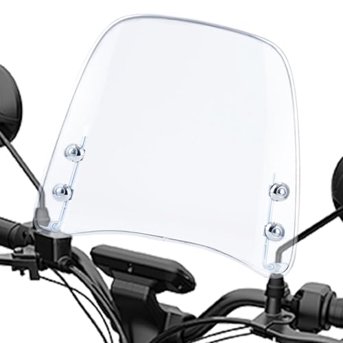 Pare-brise de moto et VTT flexible : déflecteur haute définition grand séparateur de vent