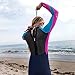 O'Neill Women's Epic 3:2mm Back Zip Full Wetsuit, Durable Warmth with Good Flexibility for Surfing and All Water Activities, Black/Trade Wind/Tea Rose, 8