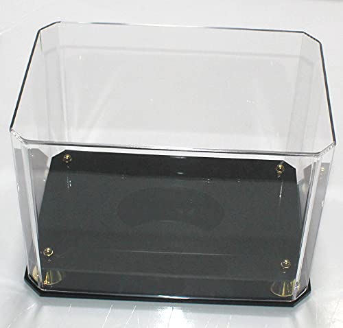 image for DisplayGifts UV Protection Football Display Case Holder Stand All Side