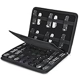 VENVO Pocket Knife Organizer and Display Case for Knife Collection, 32 Slots Knife Storage Carrying Case, Small Knife Protector Case for Survival, Tactical, Outdoor and EDC Folding Knife