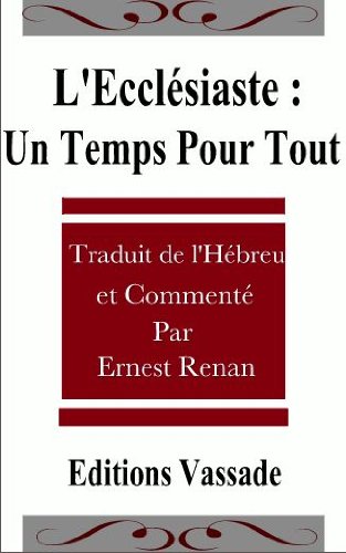 Télécharger L’Ecclésiaste : un temps pour tout Livre eBook France