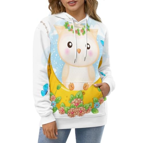 Sweatshirt Pull Hibou UMENG - Finis les Pulls Inconfortables Taille S Unisexe - 5
