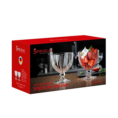 Spiegelau & Nachtmann Milano 2730163 - Juego de copas de helado (2 unidades)