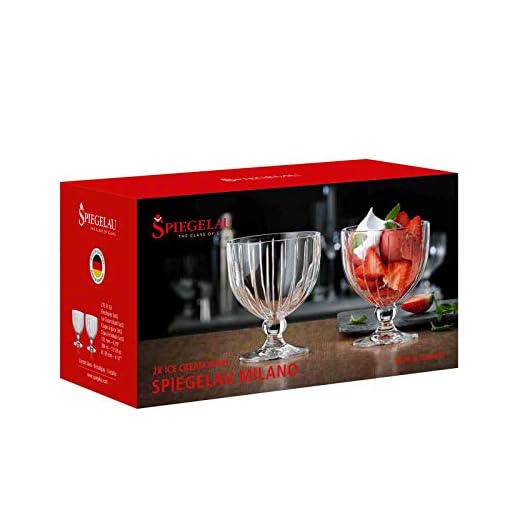 Spiegelau & Nachtmann Milano 2730163 - Juego de copas de helado (2 unidades)