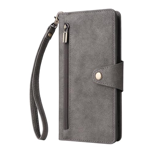 Étui en cuir zippé Galaxy S25 compagnon idéal pour vos trajets urbains