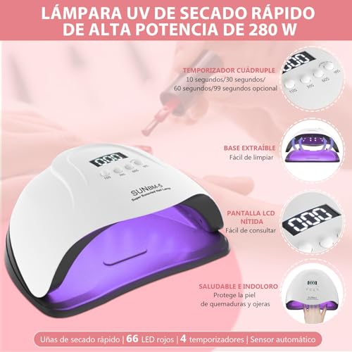 La mejor comparación de Lampara para uñas - los más vendidos. 24 La mejor comparación de Lampara para uñas - los más vendidos. 19