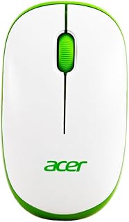 acer Flow Wireless Mouse | 1600 DPI Optical Sensor | 2.4GHz Wireless with USB Nano Receiver | Ergonomic Lightweight Design Price In India