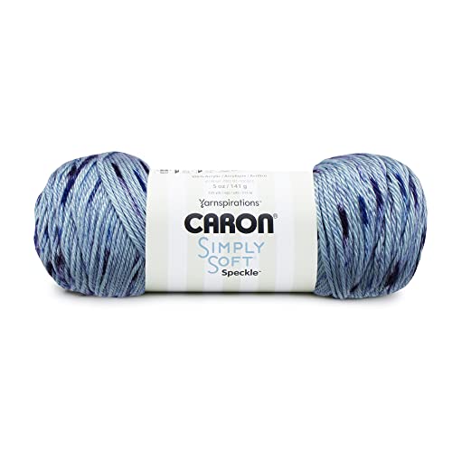 Image of Caron Simply Soft Galaxy Speckle Yarn - 3 Pack of 141g /5oz - Acrylic - 4 Medium (Worsted) - 235 Yards - Knitting /Crochet