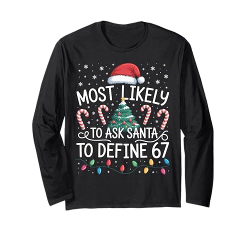 Most Likely to Ask Santa to Define 67 Family Matching Xmas ����T�V���c