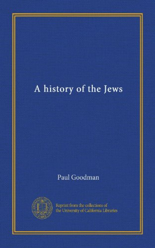 A history of the Jews