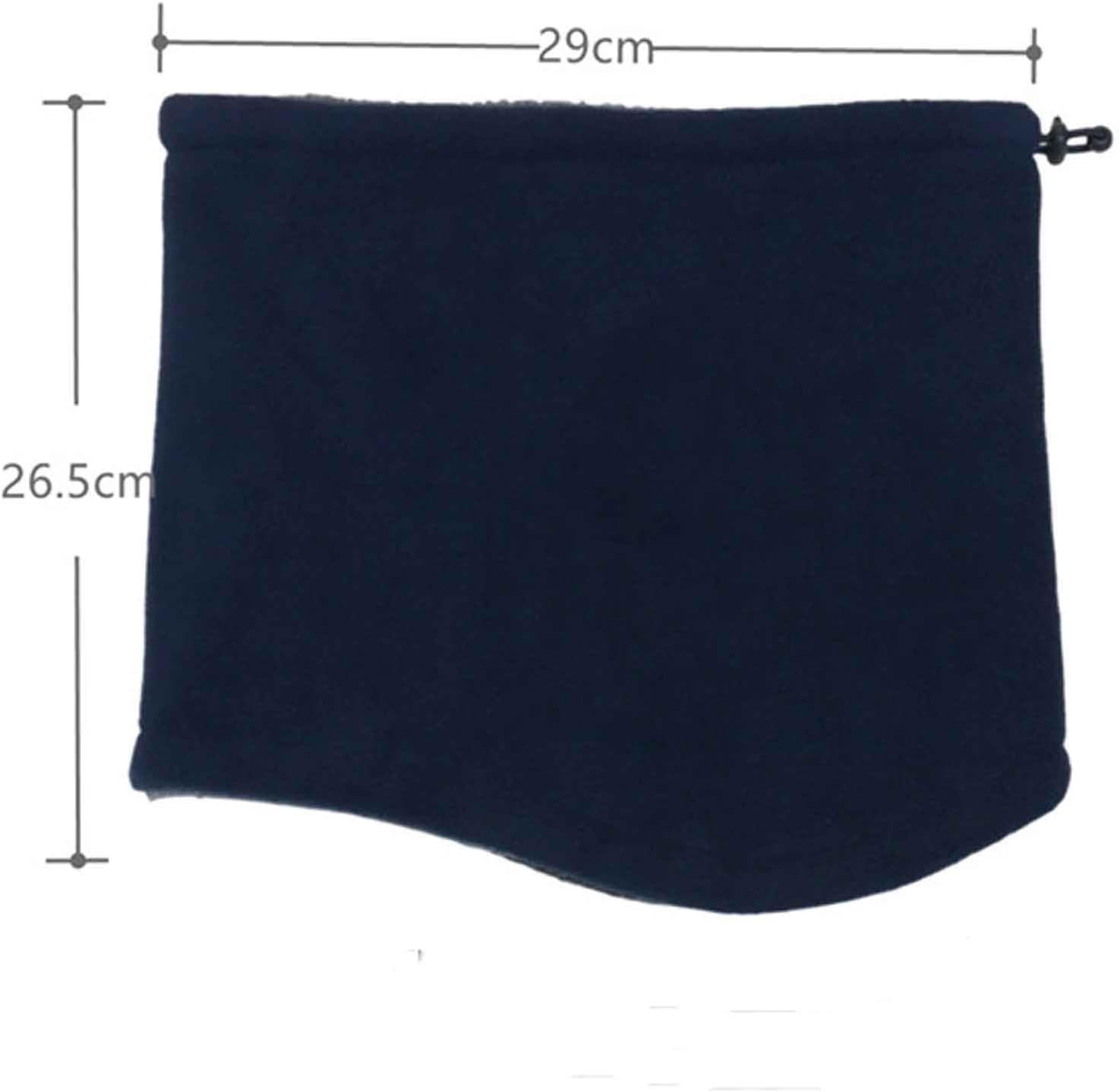 Winter Neck Warmer Cold Weather Drawstring Warm Neck Gaiter Face Mask Men Women Face Cover Scarf Ski Cycling Hiking