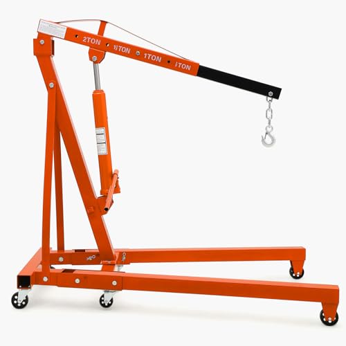 2 Ton Hydraulic Engine Hoist with Telescopic Boom
