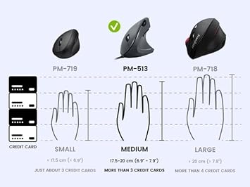 Perixx PERIDUO-512B US ، لوحة مفاتيح سلكية مريحة ومزيج ماوس عمودي - USB - أسود - أمريكي إنجليزي