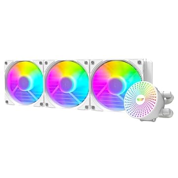 Water Cooler Aigo Darkflash Radiant DC360, ARGB, 360mm, Branco, DC360WH