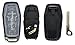 Smart Key Fob Shell Case Fit for Ford Fusion Mustang Explorer Edge 5 Buttons Keyless Entry Remote Key Fob Cover Housing