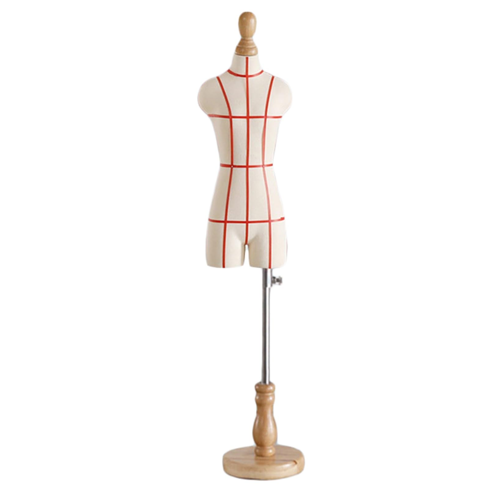 1/2 1/3 1/4 maat mini vrouwelijke mannequin voor het naaien van kleding/patroon maken, halve schaal jurkvormen met flexibele arm, been en houten standaard, volledig pinnable kleermaker naaister dummy