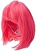 Produktbild Smiffys 42140 Perücke Glamour Bob, Mittellang, Glatt mit Pony, Pink