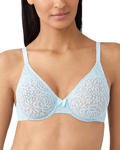 Image of Wacoal Women's Halo Lace Unlined Mid Coverage Underwire Bra, 851205