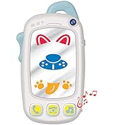 Baby Selfie Toy Phone with Easy-Press Buttons & Light-up Mirror - Baby Phone for 9+ Month Old - P...