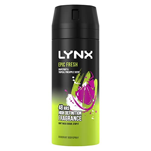 Lynx Epic Fresh Grapefruit & Pineapple Body Spray Men, 150ml