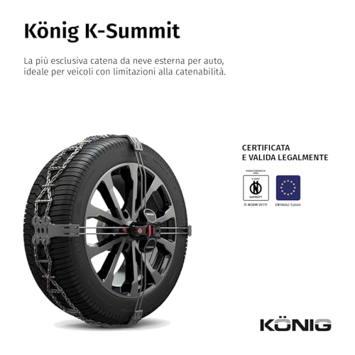 KÖNig K-Summit K33 - Catene Da Neve Omologate - 2