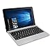 RCA Cambio 10.1” (2-in-1) Windows 10 Touchscreen Tablet/Notebook - Detachable Keyboard & Dual Camera - 32GB, Bluetooth (W101-CS, Silver)