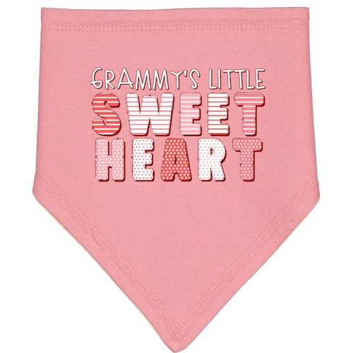 inktastic Grammy's Little Sweet Heart Baby Bandana Bib