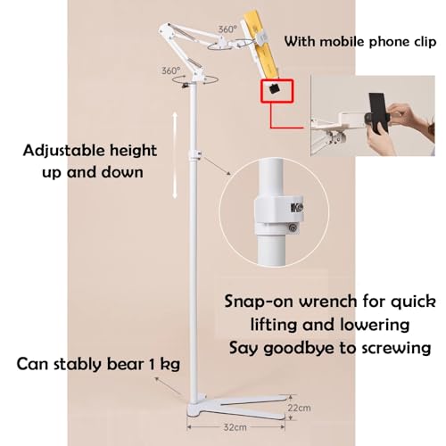 Soporte de lectura ergonómico que evita dolor de cuello con altura ajustable 6