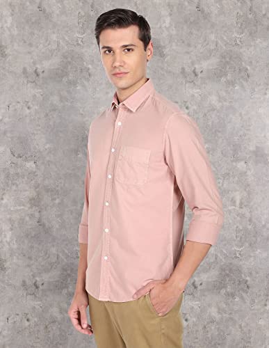 Image of U.S. POLO ASSN. Regular Fit Shirt for Men - 100% Cotton, Breathable & Comfortable, Full Sleeves Casual Shirt for Men